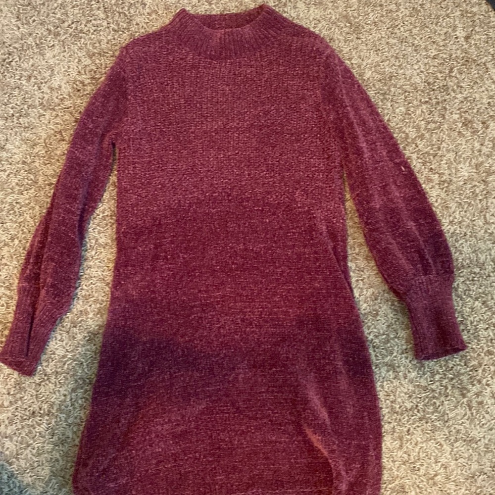 Chil station soft long sleeve dress